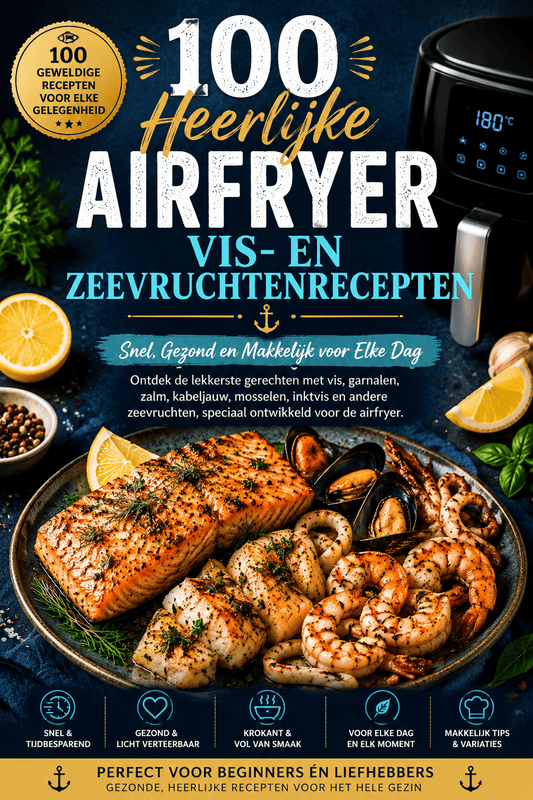 100 Heerlijke Airfryer Vis- en Zeevruchtenrecepten – Het Complete Kookboek