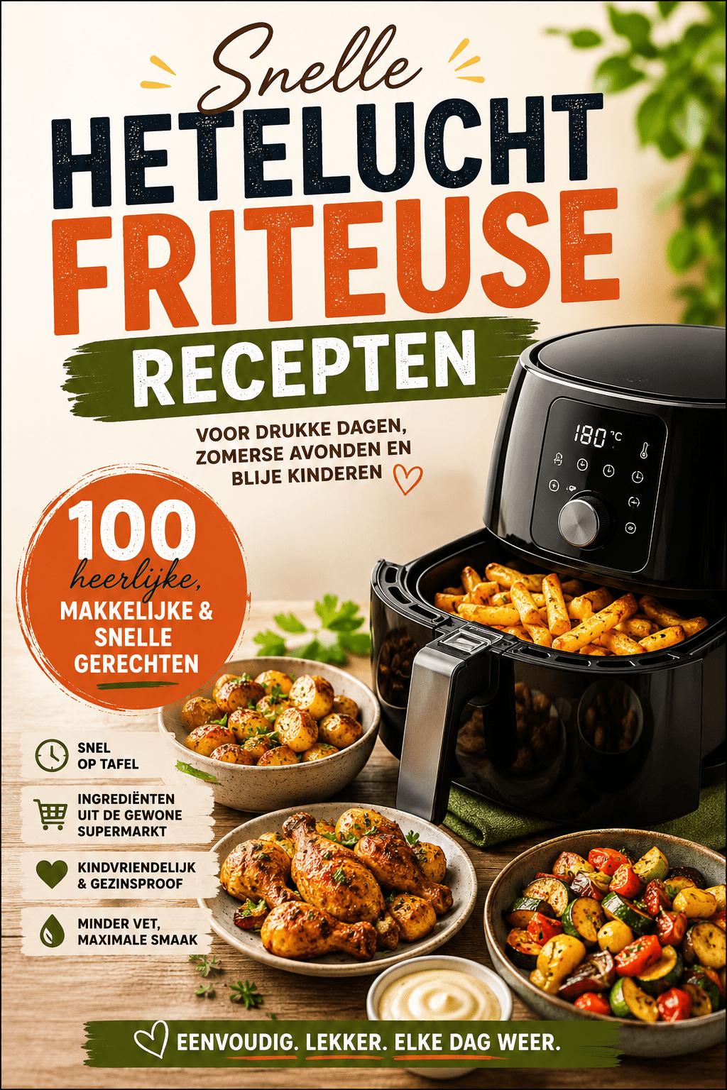 100 snelle airfryer recepten voor het hele gezin