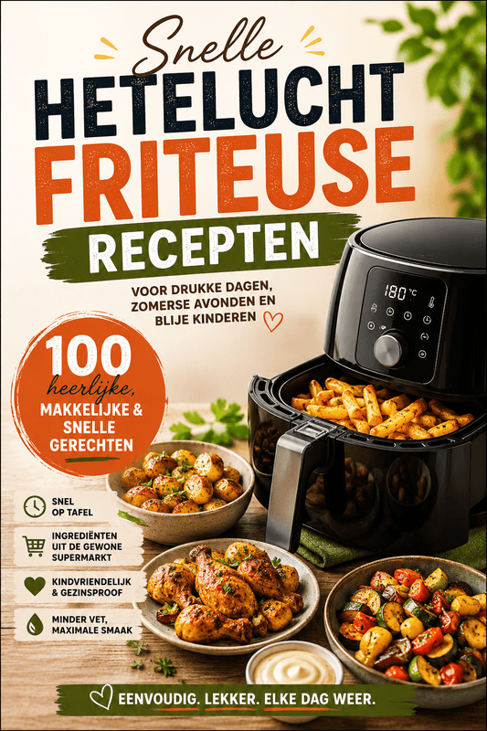 100 snelle airfryer recepten voor het hele gezin