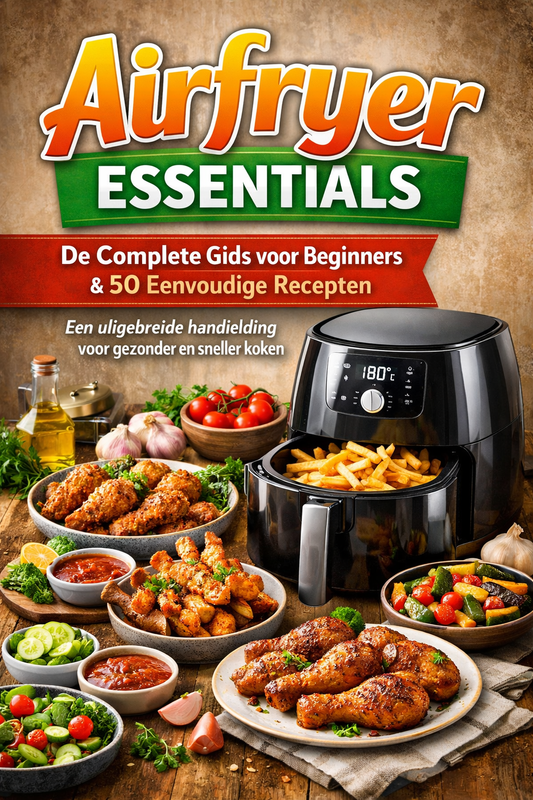 Airfryer Essentials – 50 Makkelijke & Gezonde Recepten (E-book)