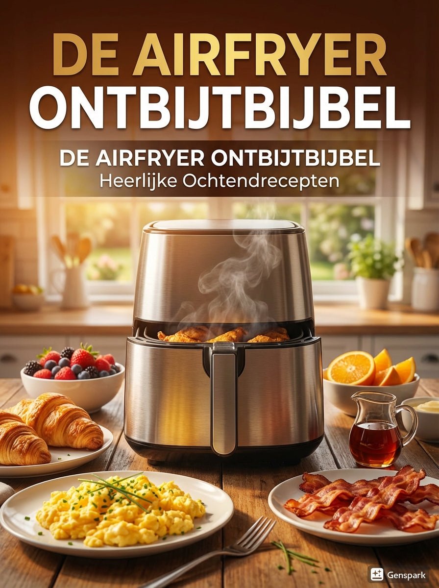 De Ultieme Airfryer Recepten Bundel - 160+ Heerlijke & Gezonde Ontbijt, Lunch & Avondeten Recepten